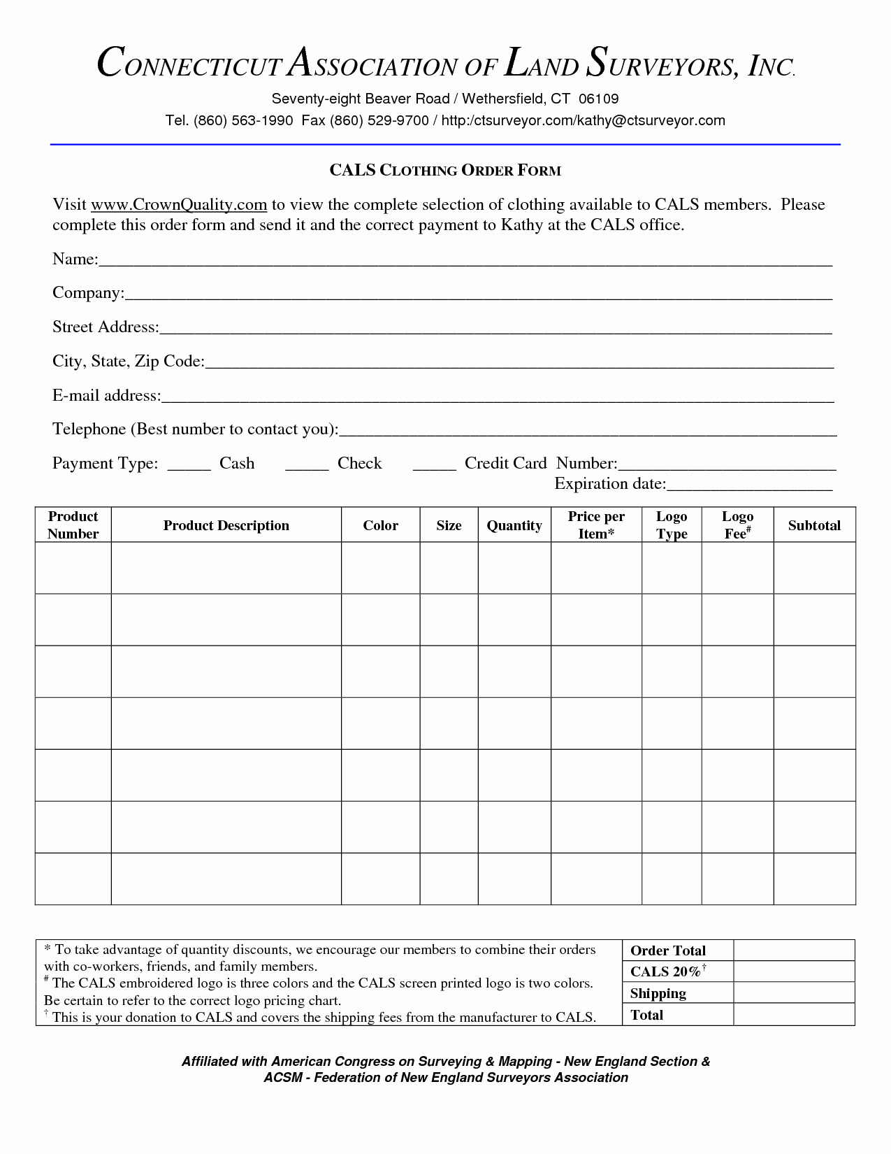 Clothing order forms Templates Unique Best S Of Clothing form Template Clothing order
