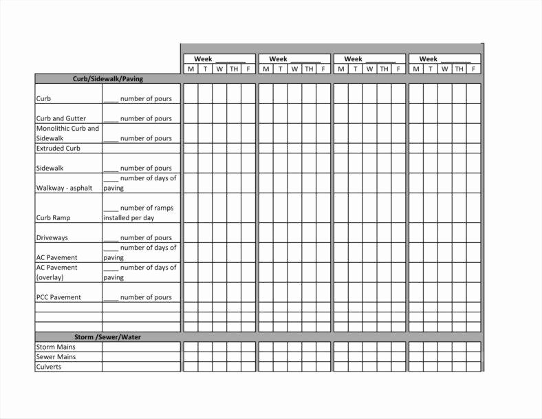 Commercial Construction Schedule Template Elegant 9 Construction Calendar Templates Free Pdf format