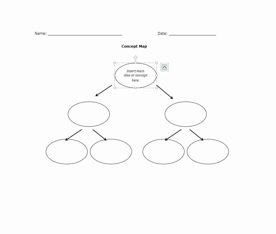 Concept Map Template Free Fresh 40 Concept Map Templates [hierarchical Spider Flowchart]