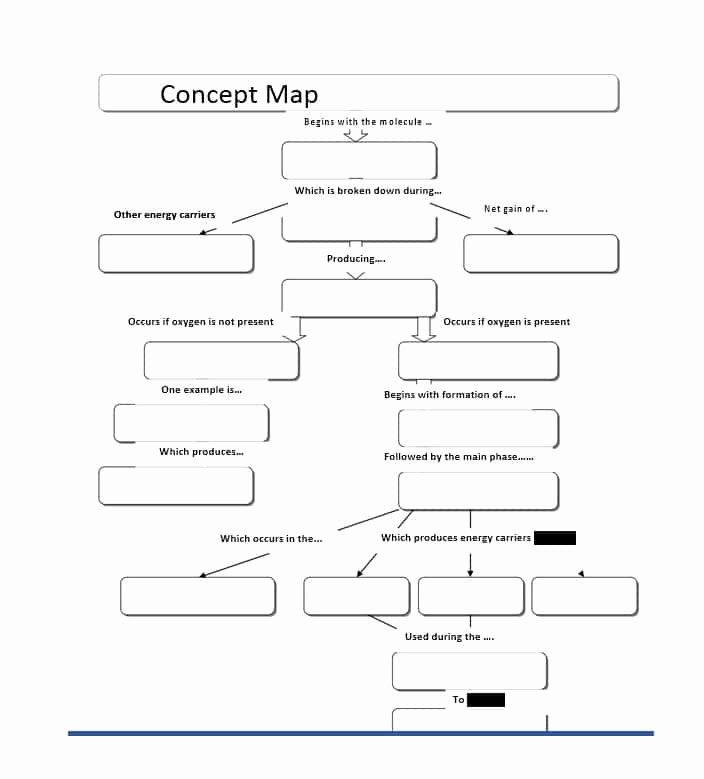 Concept Map Template Free Inspirational 40 Concept Map Templates [hierarchical Spider Flowchart]
