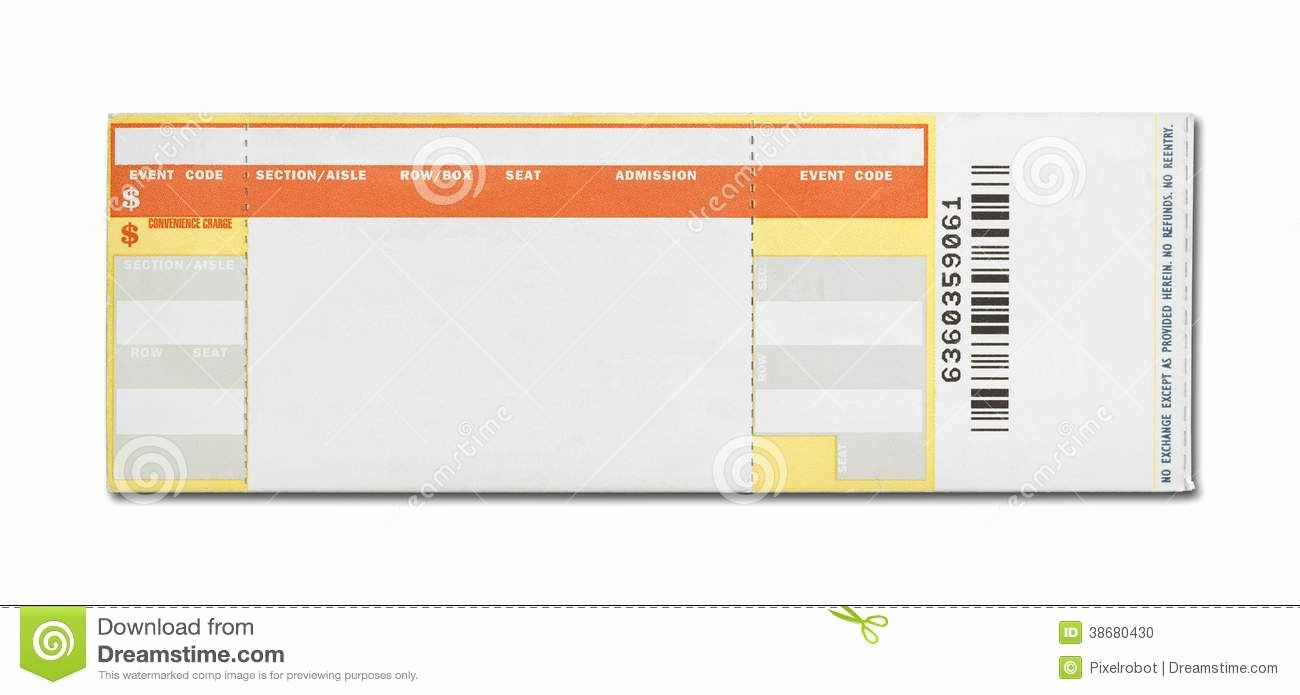 Concert Ticket Template Free Elegant 15 Awesome Ticketmaster Ticket Template Images