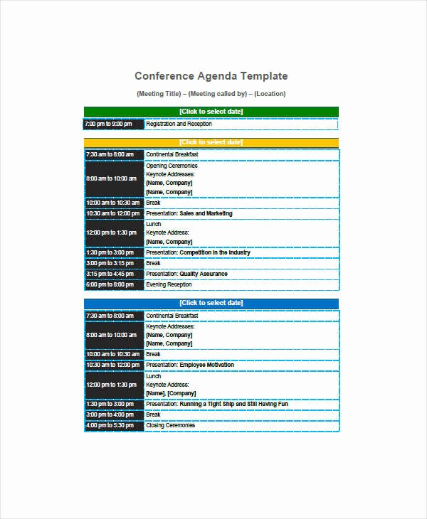 Conference Call Agenda Templates Awesome Free 31 Agenda Templates &amp; Examples In Pdf Doc