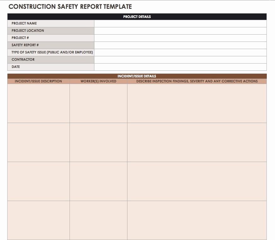 Construction Daily Report Template Free Beautiful Construction Daily Reports Templates Tips Smartsheet