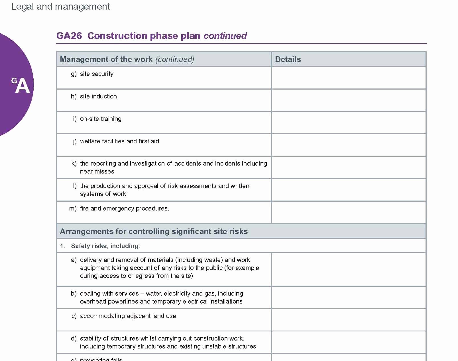 Construction Safety Plan Template Free Fresh Cdm Regulations 2015 Industry Guidance Update