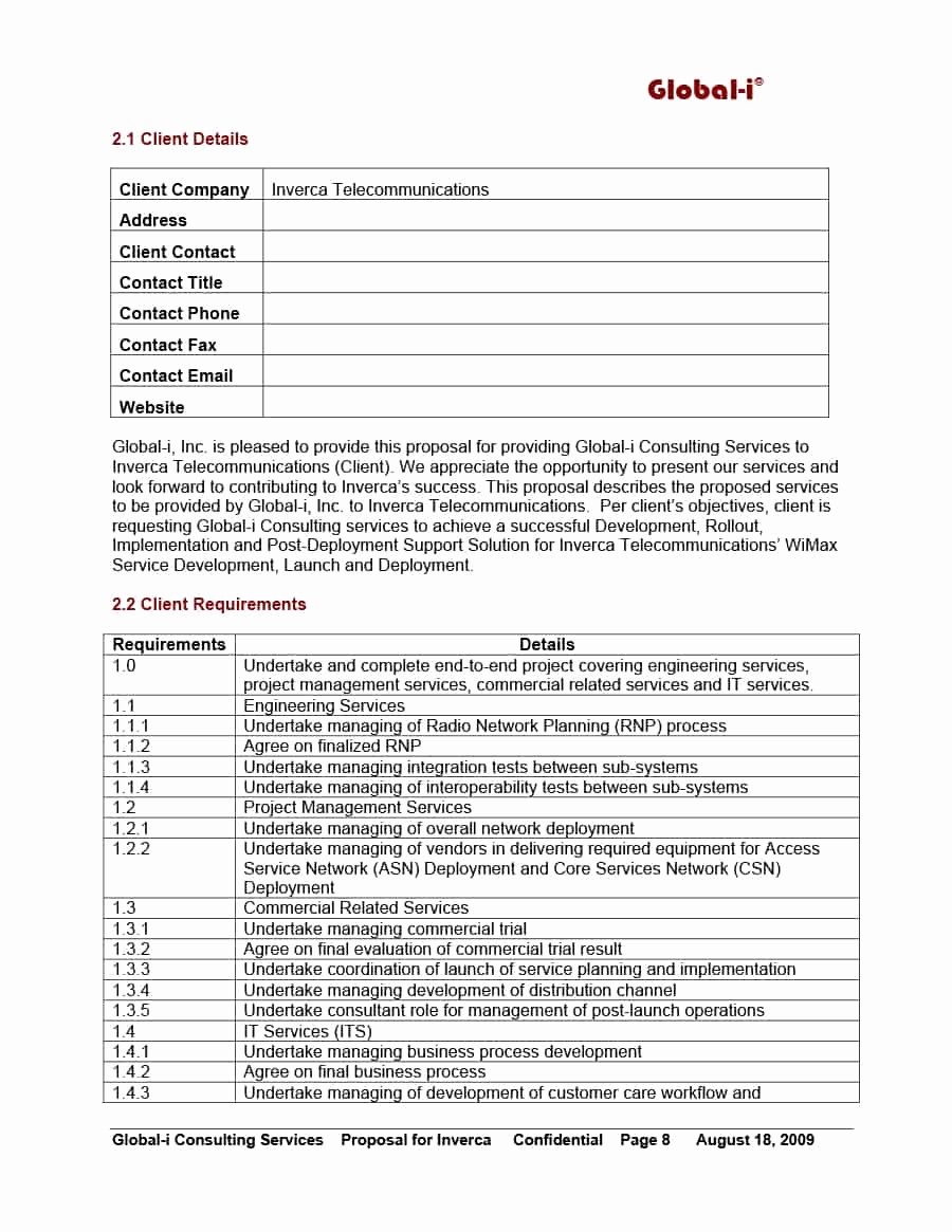Consulting Proposal Template Word Unique 39 Best Consulting Proposal Templates [free] Template Lab