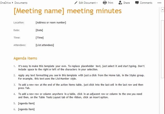 Corporate Minutes Template Word Beautiful Meeting Minutes Templates for Word