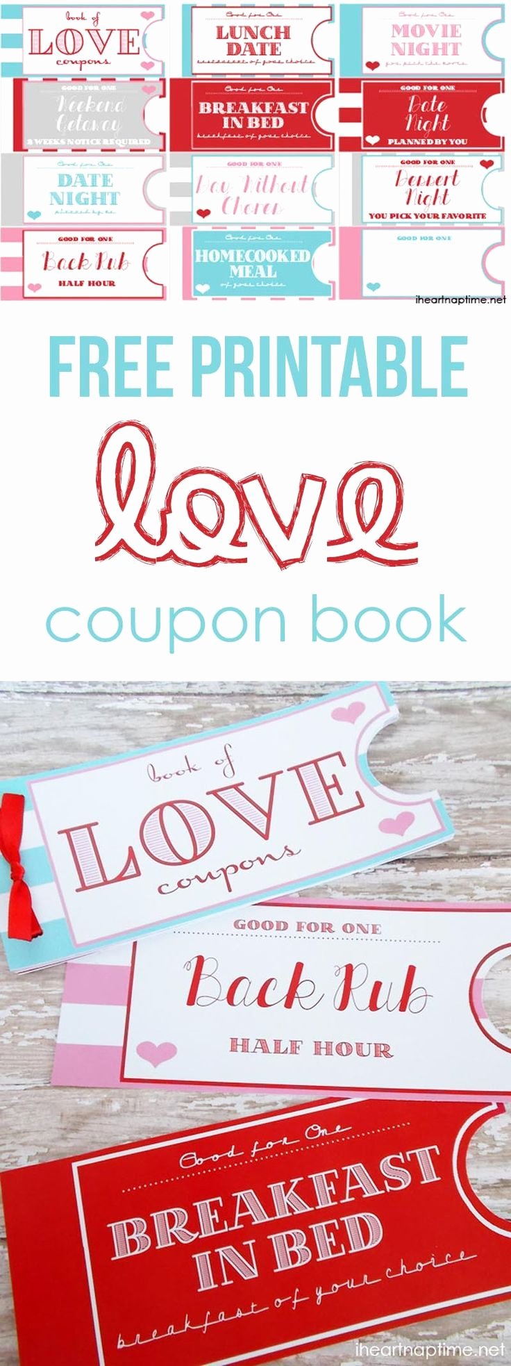 Coupon Book for Boyfriend Template Fresh Printable Love Coupon Book
