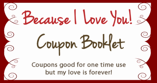 Coupon Book for Boyfriend Template Inspirational Create Your Own Valentines Coupon Booklet for Free