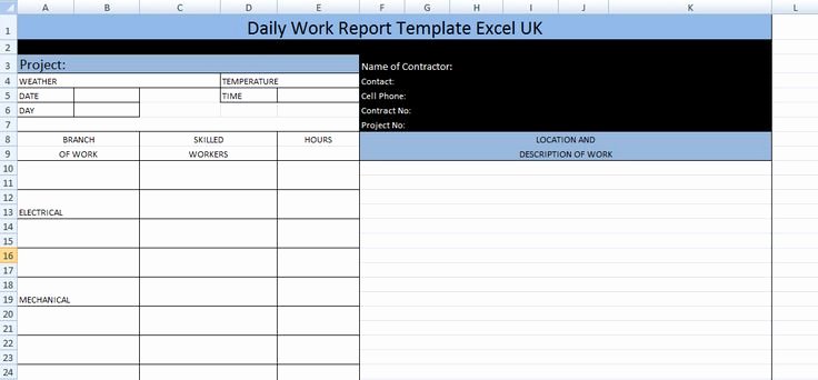 Daily Report Template Excel Awesome Daily Work Report Template Excel Uk – Microsoft Excel