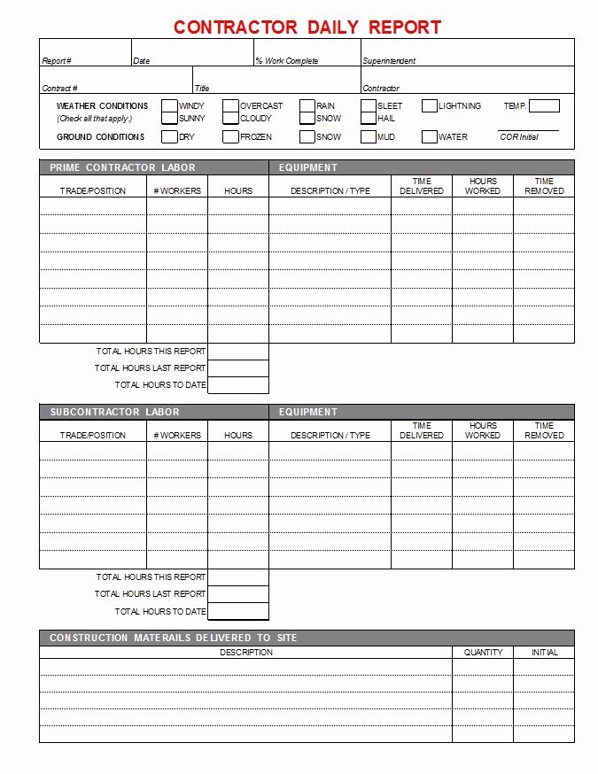 Daily Report Template Excel Lovely Daily Report organization Pinterest