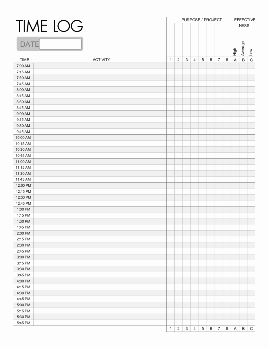Daily Time Management Template Awesome Printable Time Management Sheets – Planner Template Free