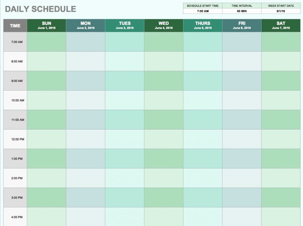 Daily Time Management Template Unique 5 Daily Schedule Templates formats Examples In Word Excel