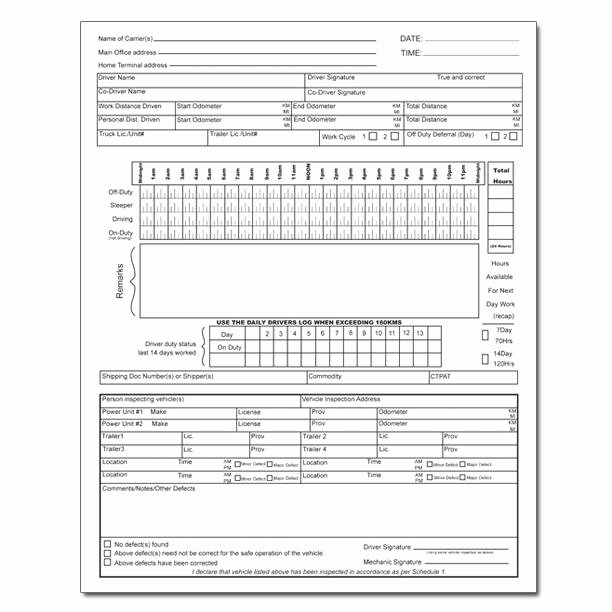 Daily Vehicle Inspection form Template Unique 28 Of Vehicle Inspection Log Template