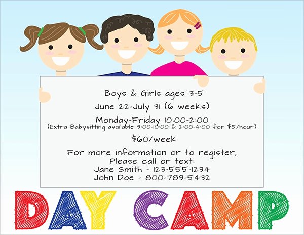 Daycare Flyers Templates Free Fresh Day Care Flyer 8 Premium Download