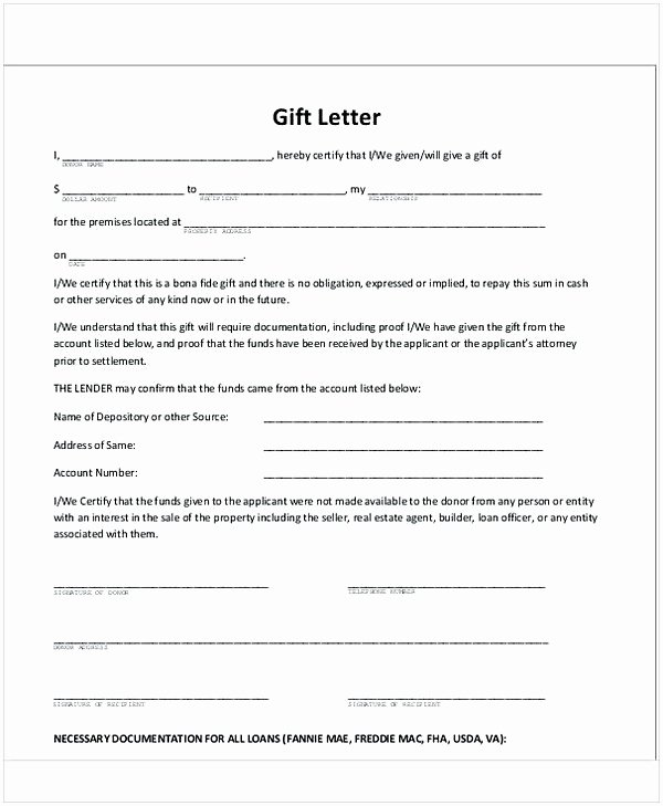 Deed Of Gift Template Lovely Gift Deed format for Cash Gift Ideas