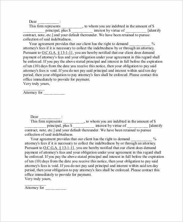 Demand for Payment Letter Template Lovely Letter Of Demand Sample 9 Examples In Word Pdf