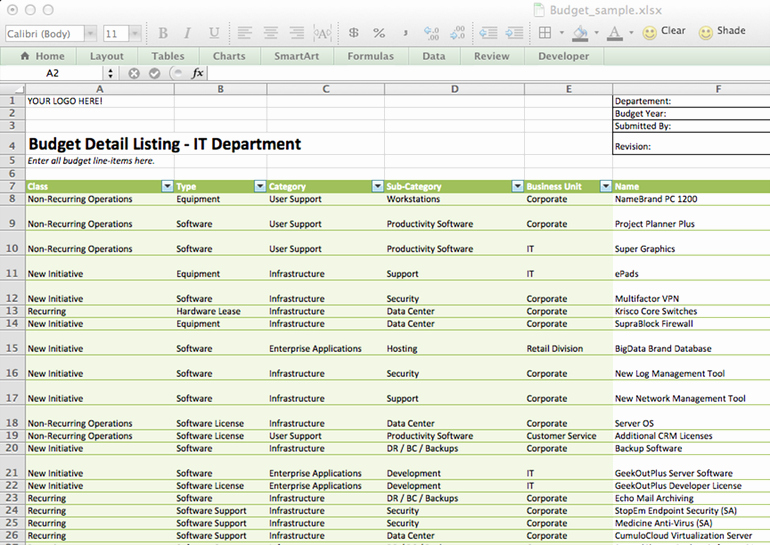 Department Budget Template Excel Beautiful Simplify It Bud Ing Year Round with Our Template and