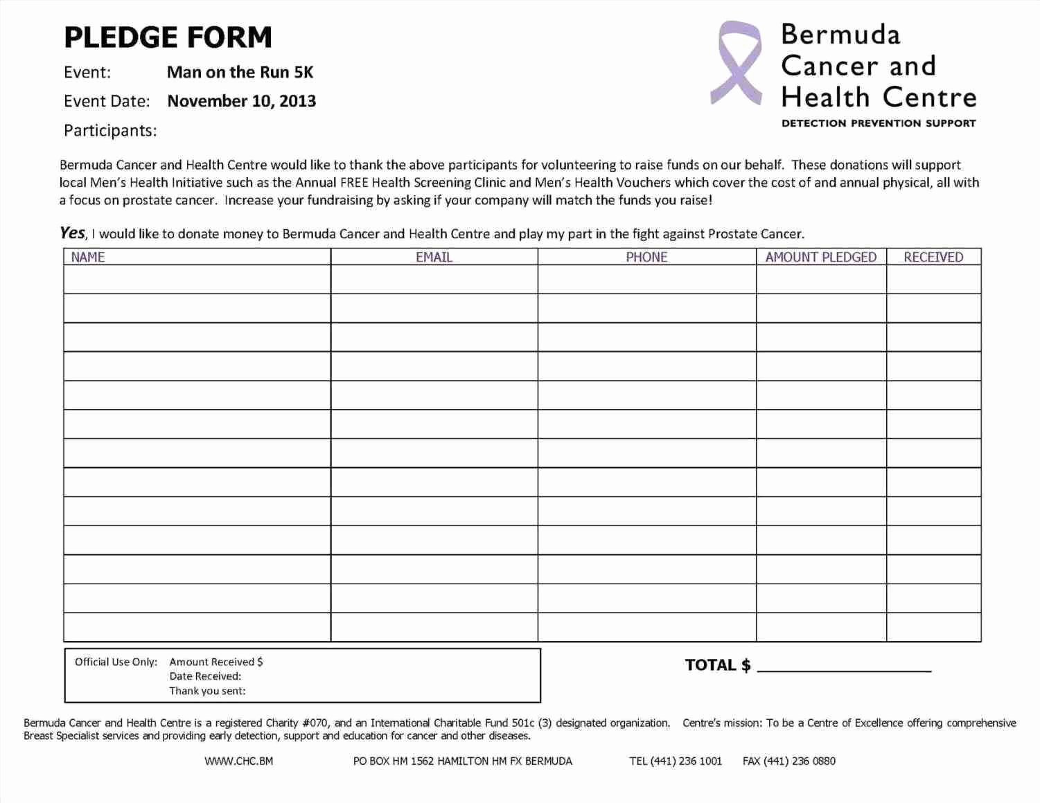 Donation Pledge form Template Luxury Charitable Pledge Agreement Template Detail Donation