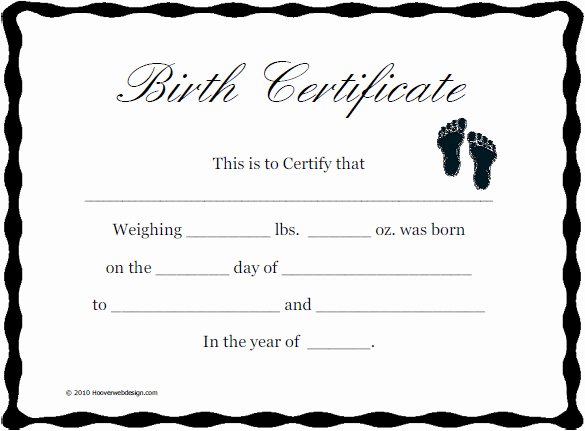 Editable Birth Certificate Template New Certificate Template 50 Free Printable Word Excel Pdf