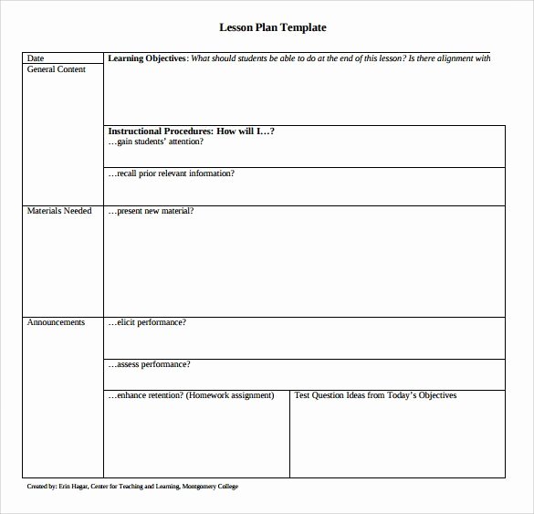 Editable Weekly Lesson Plan Template Awesome Editable Lesson Plan Template Pdf – Weekly Lesson Plan