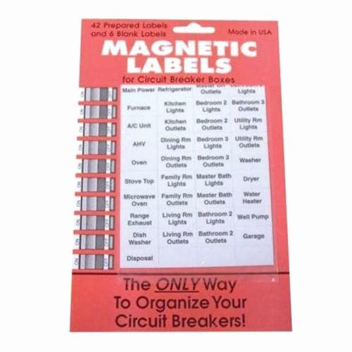 Electrical Panel Circuit Directory Template Awesome Circuit Breaker Labels