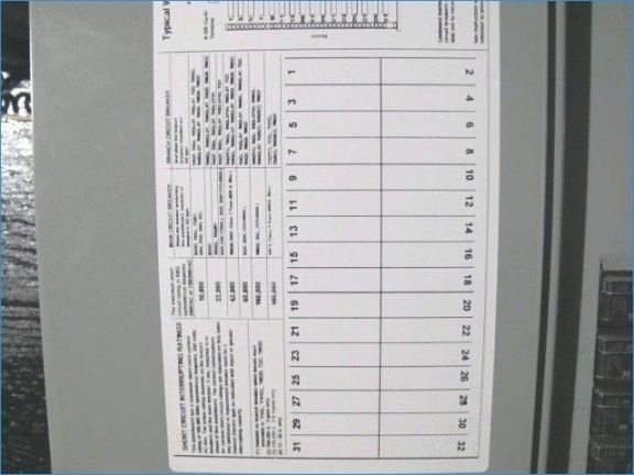 Electrical Panel Circuit Directory Template Elegant top 41 Amazing Free Printable Circuit Breaker Panel Labels