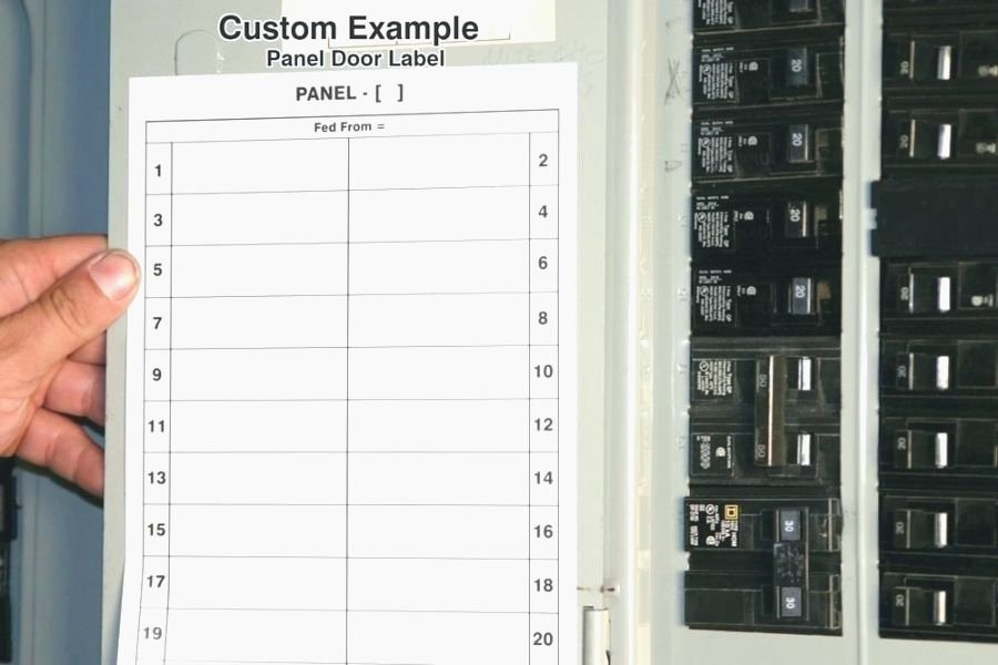 40 Electrical Panel Circuit Directory Template Markmeckler Template 