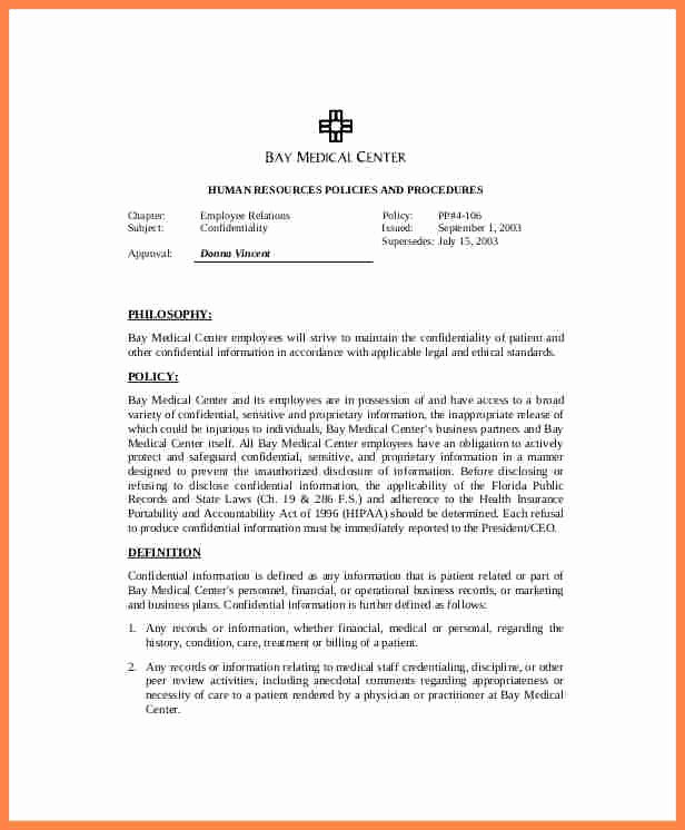 Employee Confidentiality Agreement Template Best Of 9 Employee Confidentiality Agreement Template