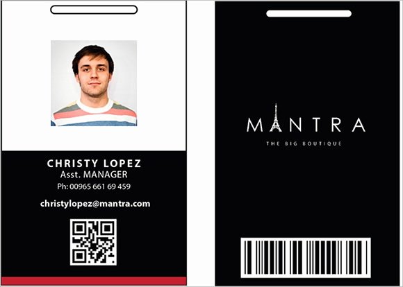 Employee Identification Card Template Elegant 36 Amazing Id Card Templates Ai Word Apple Pages