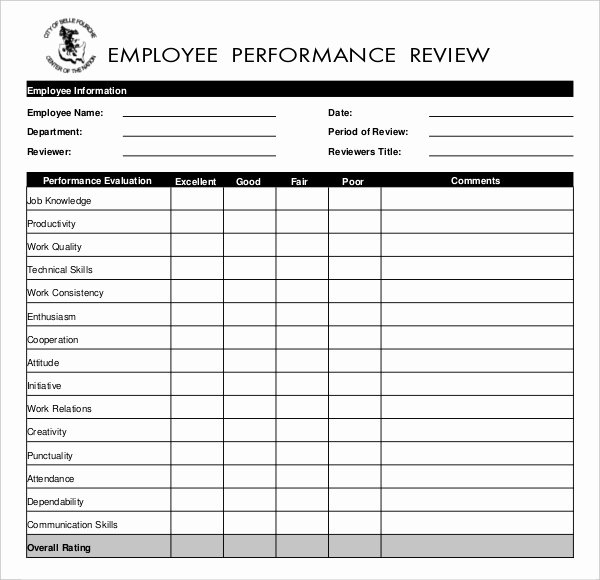 Employee Review Template Word Elegant 10 Employees Write Up Templates Word Pdf