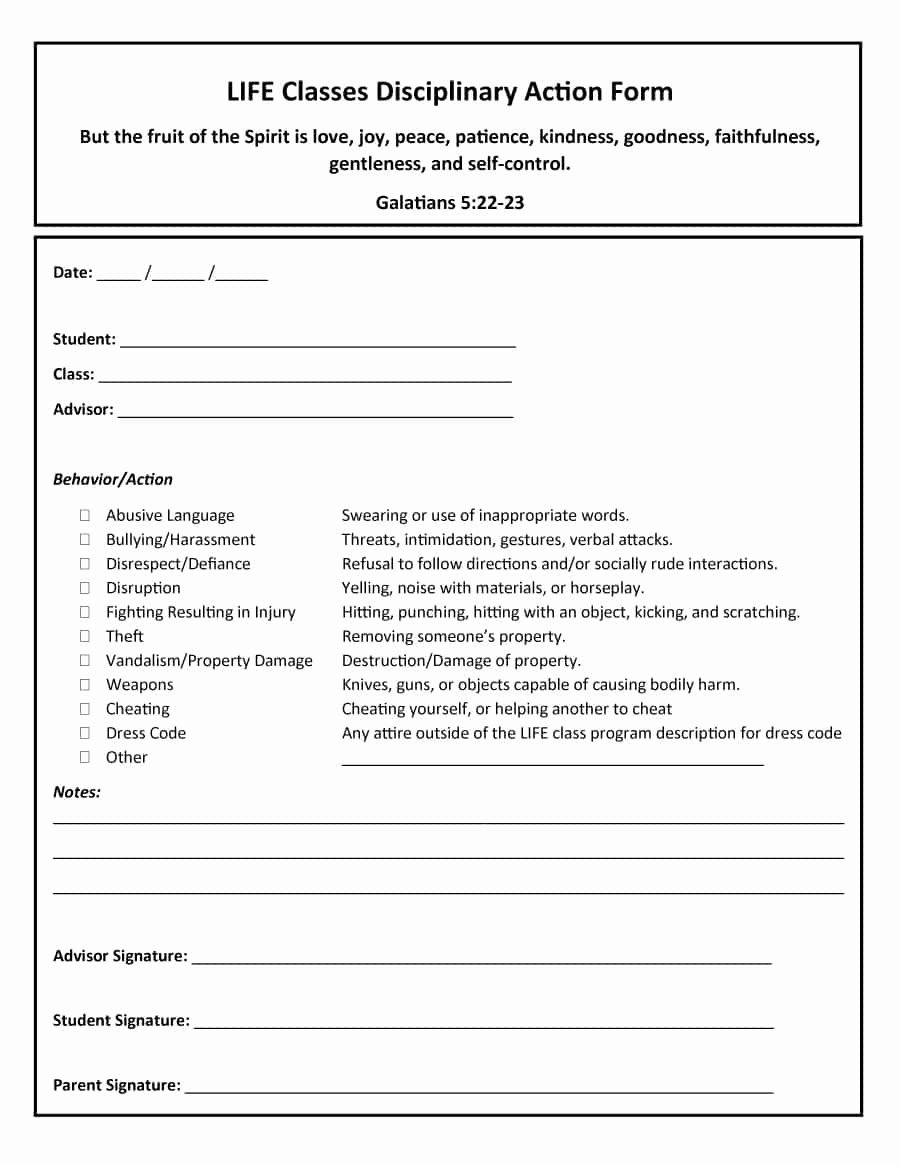Employee Write Up Templates Best Of 46 Effective Employee Write Up forms [ Disciplinary
