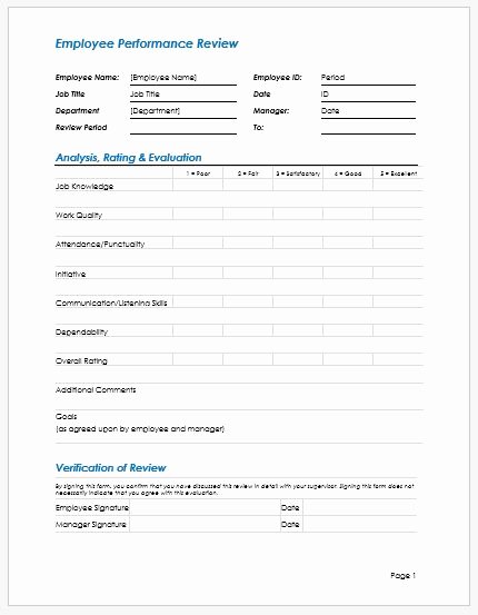 Employee Write Up Templates Inspirational Employee Performance Review Write Up Template