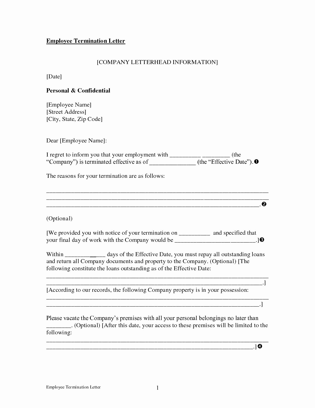 Employment Separation Notice Template Best Of Separation Letter to Employee Template Examples