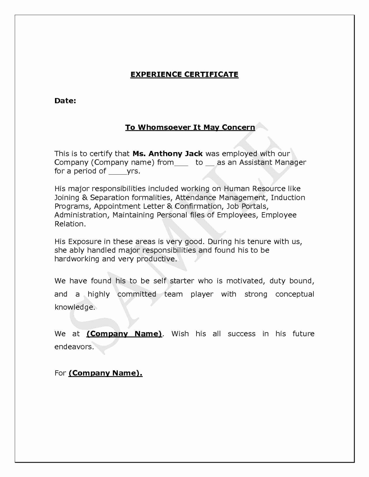 Employment Separation Notice Template Lovely Letter Separation From Employer Template Samples