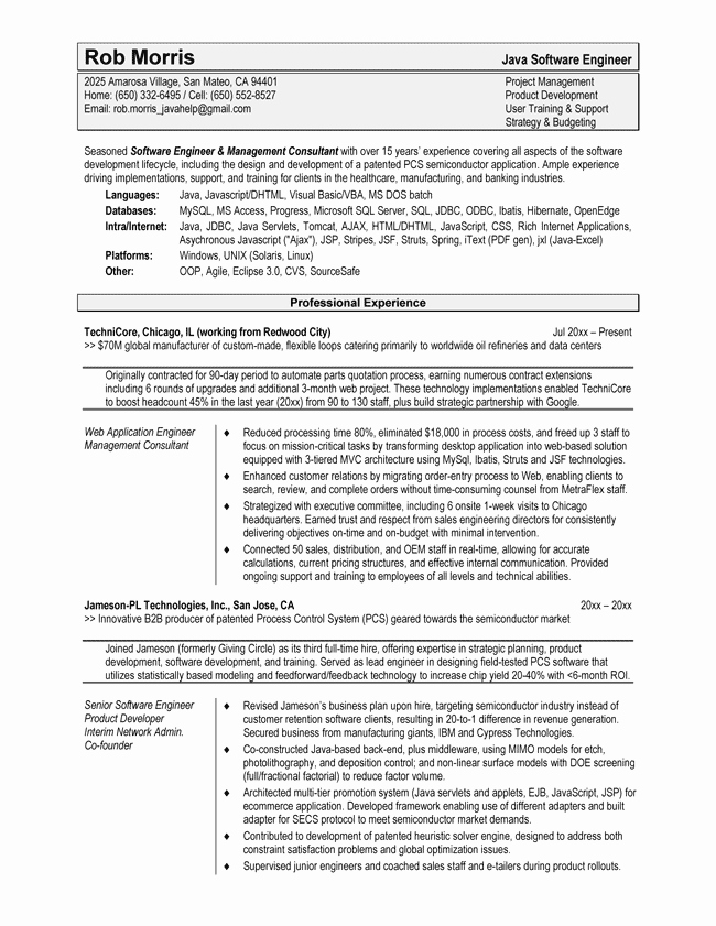 40 Engineer Resume Template Word Markmeckler Template Design
