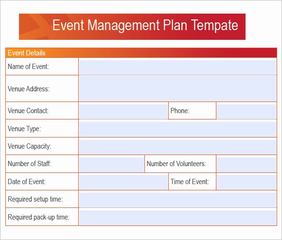 Event Planning Template Word Unique Free 5 event Planning Samples In Pdf