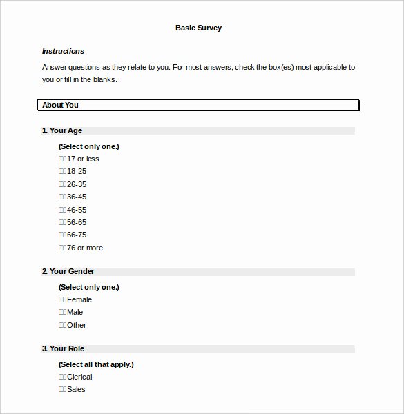 Event Survey Template Word Best Of 39 Word Survey Templates Free Download