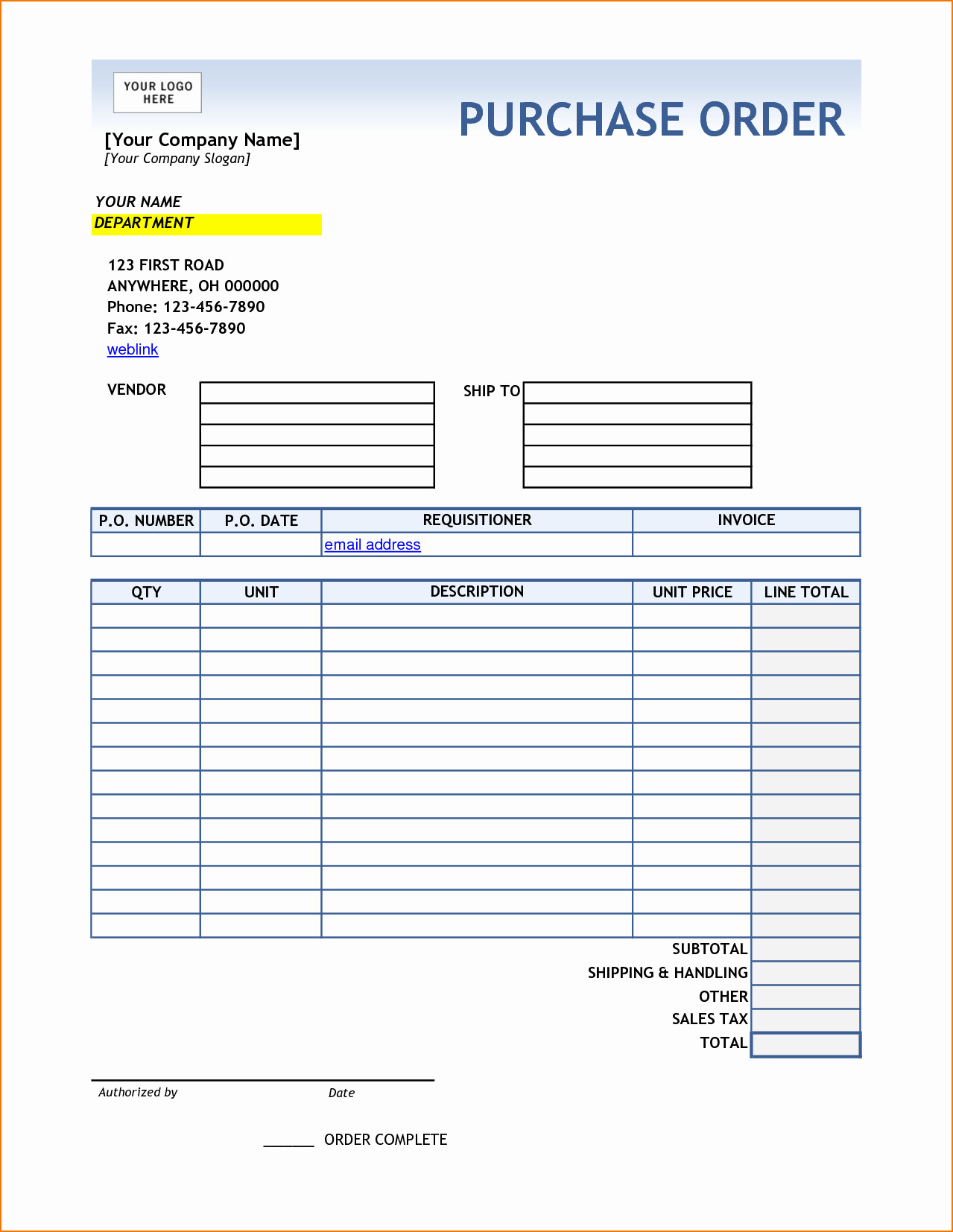 Excel order form Template Elegant 5 order form Template Excel