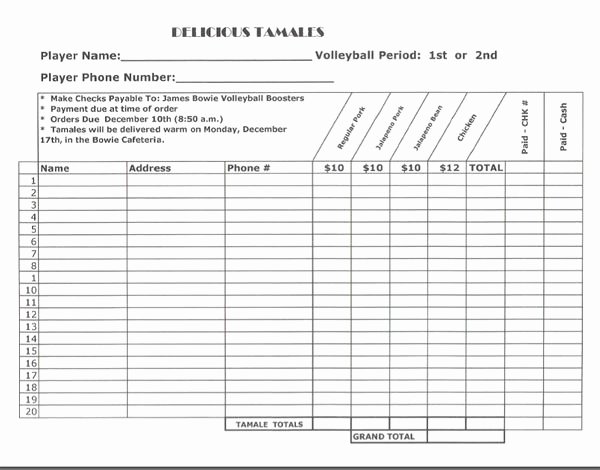 Excel order form Template Elegant T Shirt order form Template Excel