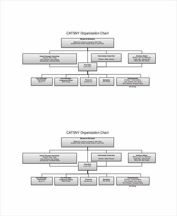 Excel org Chart Template Lovely Excel organizational Chart Template 5 Free Excel