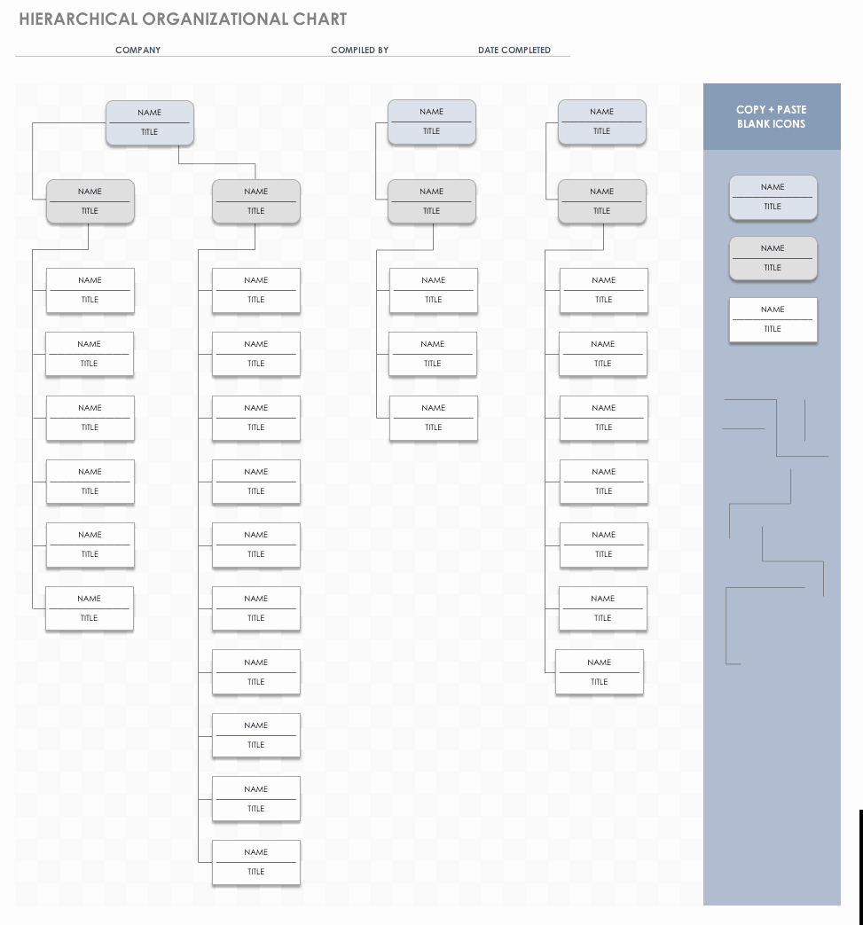 Excel org Chart Template New Free org Chart Templates for Excel