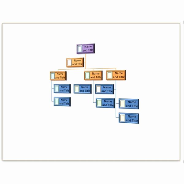 Excel org Chart Template Unique Two Free Blank organizational Chart Template to Download