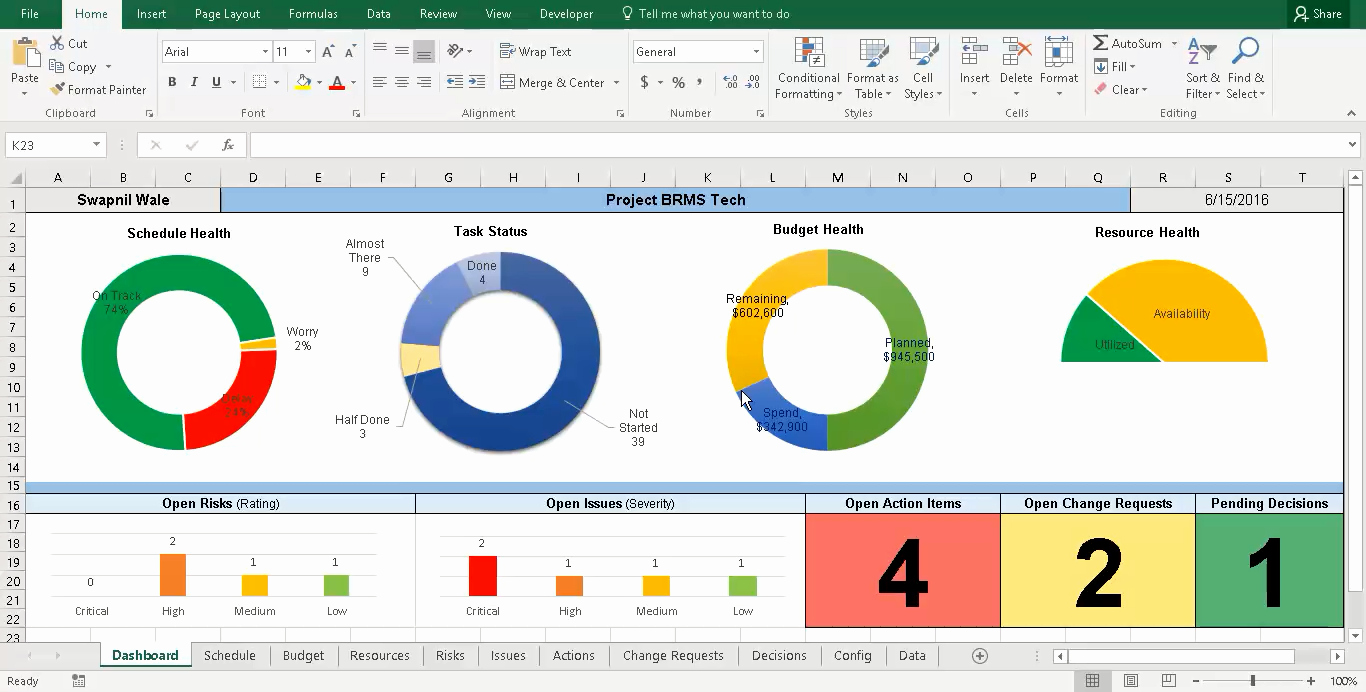 Excel Task Tracker Template Lovely Project Tracking with Master Excel Project Manager Free