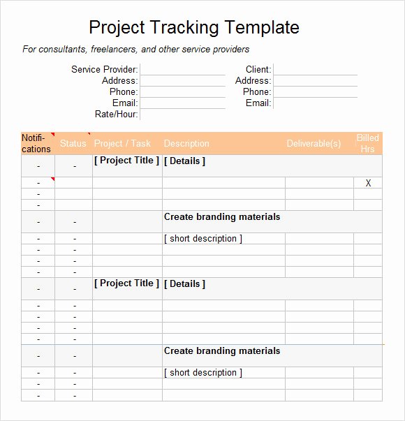 Excel Task Tracker Template New Free 6 Excel Tracking Samples In Excel