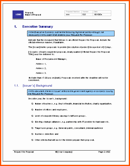 Executive Summary Template Microsoft Word Best Of 8 Executive Summary Template Word