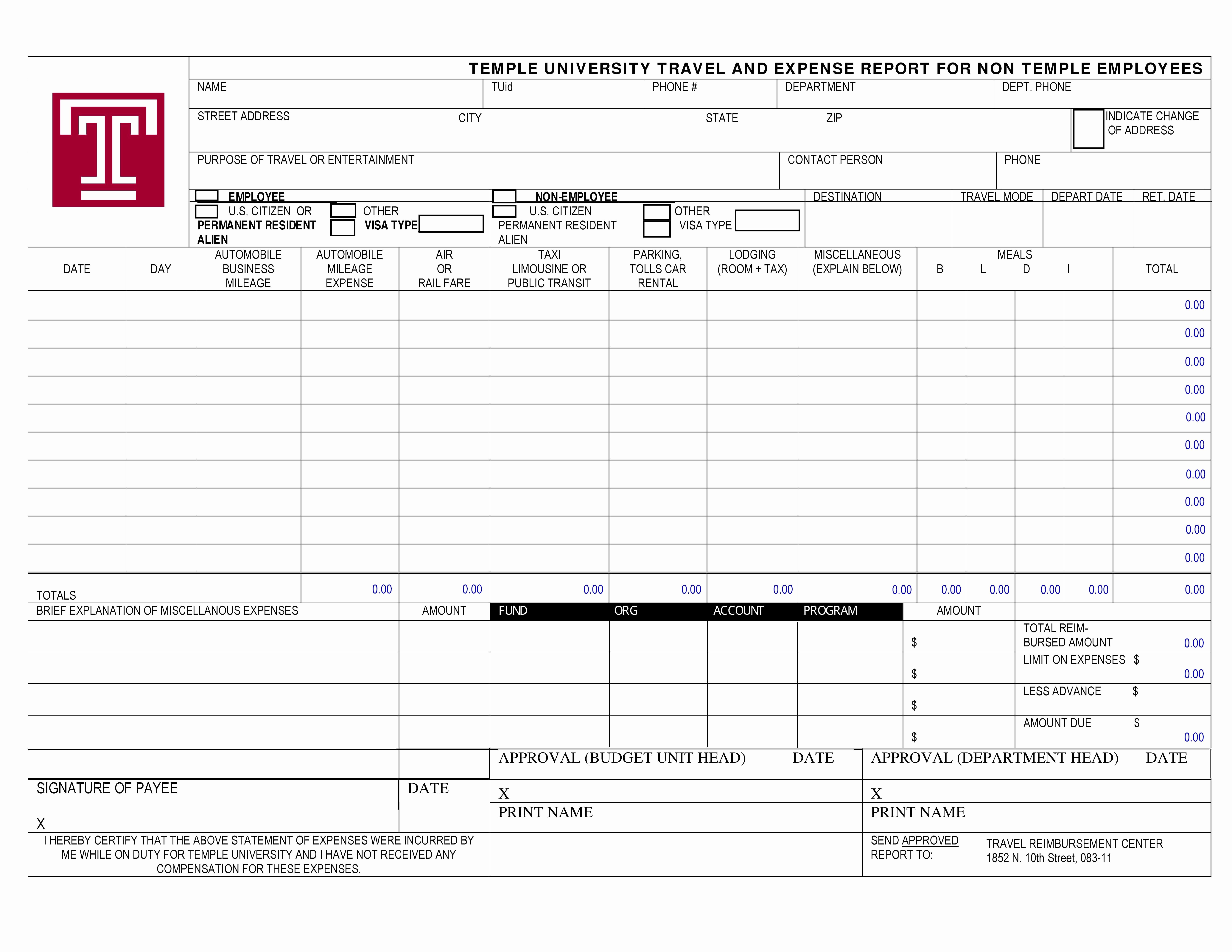 Expense Report Template Word Elegant 10 Expense Report Templates