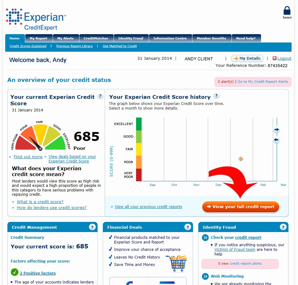 Fake Credit Report Template Fresh How to Your Experian Credit Report