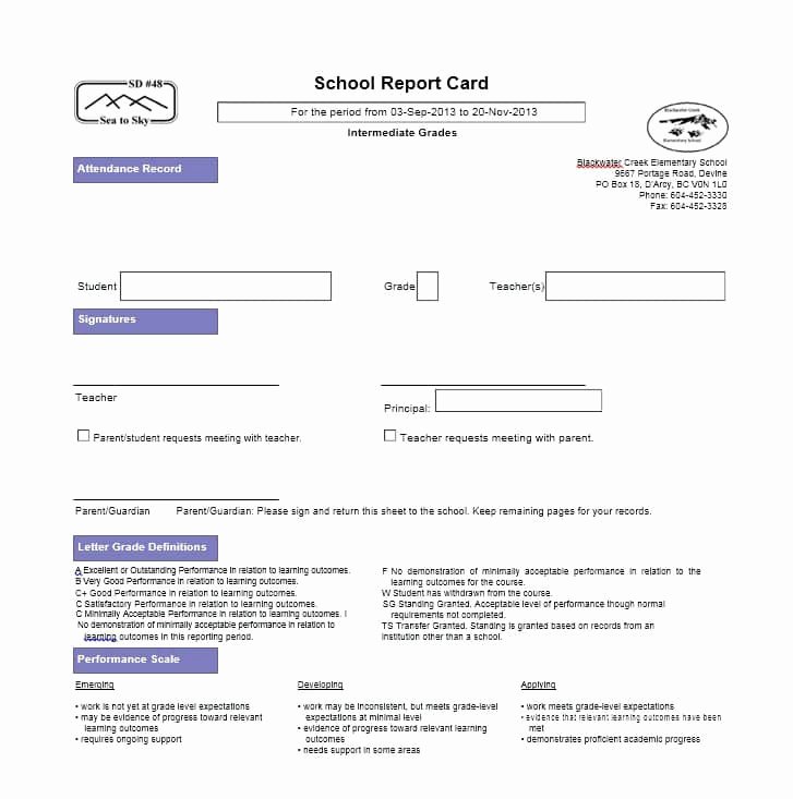Fake Report Card Template Best Of 30 Real &amp; Fake Report Card Templates [homeschool High