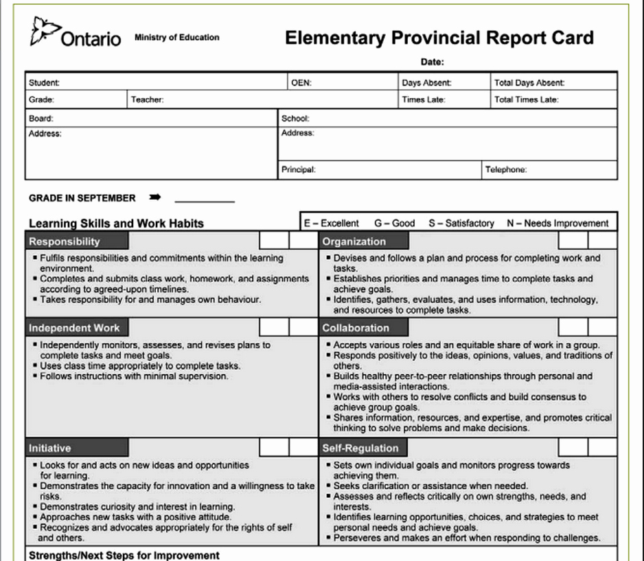Fake Report Card Template Fresh Reports Cards then 1939 &amp; now 2017