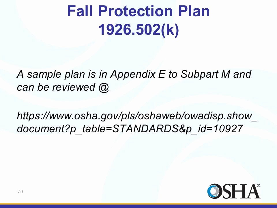 Fall Protection Plan Template Unique 12 Of Site Specific Fall Protection Template